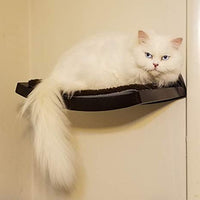 Art of Paws - Cama de perca para gato con diseño de hamaca de gato curvado, elegante mueble de madera montado en la pared, un regalo para tu gato - BESTMASCOTA.COM