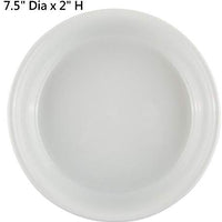 Bone Dry DII - Cuenco redondo de cerámica para comida y agua con borde de silicona antideslizante para perros y gatos - BESTMASCOTA.COM