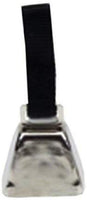 Coastal Pet - Campana de vaca niquelada con correa de nailon negro para rastrear perros en el campo - BESTMASCOTA.COM