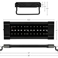 NICREW RGB Plus Luz de Acuario, Acuario de Agua Dulce Luz LED con Control Remoto, 24/7 Luz de Acuario Automatizada - BESTMASCOTA.COM