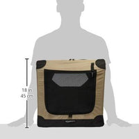 AmazonBasics - Caja plegable para perros con formación de carreras - BESTMASCOTA.COM