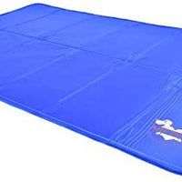 Alfombrilla de auto refrigeración para mascotas para perreras, cajones y camas- ARF Pets, Azul - BESTMASCOTA.COM