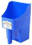 Little Giant cuchara de alimentación cerrada de plástico (azul) resistente, duradera, apilable, con marcas de medición (3 cuartos de galón) (Número de artículo 150415) - BESTMASCOTA.COM