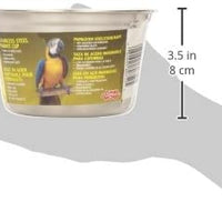 Living World Stainless Steel Parrot Cup - BESTMASCOTA.COM