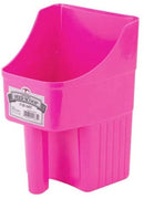 Little Giant cuchara de alimentación cerrada de plástico (rosa caliente) resistente, duradera, apilable, con marcas de medición (3 cuartos de galón) (Número de artículo 153850) - BESTMASCOTA.COM