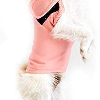 Furubaby Ansiety - Abrigo para perro con camisa, para perros pequeños, medianos, grandes, XL, color sólido, azul, gris, verde, rosa, rosa (rosa) - BESTMASCOTA.COM