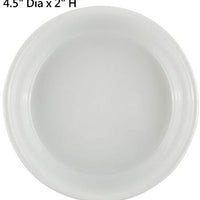 Bone Dry DII - Cuenco redondo de cerámica para comida y agua con borde de silicona antideslizante para perros y gatos - BESTMASCOTA.COM