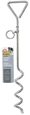 Dogit Estaca para atar perros con forma de sacacorchos, tamaño grande - BESTMASCOTA.COM