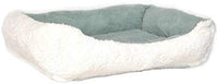 Long Rich Reversible Rectangle Pet Bed Dog Bed with Dog Paw Embroidery,Medium size, by Happycare Textiles - BESTMASCOTA.COM