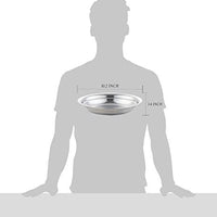 VENTION Global Wansheng - Plato de comida para gatos, cuencos de acero inoxidable para mascotas, plato poco profundo para gatos, cuencos de comida para perros, 10-42 onzas - BESTMASCOTA.COM