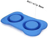 Hubulk - Cuencos para perros, 2 cuencos de acero inoxidable con alfombrilla de silicona antideslizante antiderrames + cuencos de agua y alimentos para alimentar perros pequeños, medianos, grandes, gatos, cachorros - BESTMASCOTA.COM
