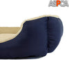 Cama para perro, motivo a rayas de ASPCA, micro tecnología, 28 por 20 por 8 pulgadas - BESTMASCOTA.COM