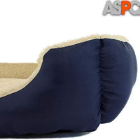 Cama para perro, motivo a rayas de ASPCA, micro tecnología, 28 por 20 por 8 pulgadas - BESTMASCOTA.COM