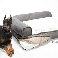 Forro para cama de perro, con base en Estados Unidos, material resistente e impermeable, lavable a máquina con apertura de cremallera - BESTMASCOTA.COM