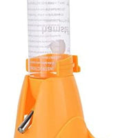 Guardians - Botella de agua para hámster, botella de agua automática para mascotas con contenedor de alimentos, base para choza, para colgar, botellas de alimentación de agua, dispensador automático para animales pequeños - BESTMASCOTA.COM