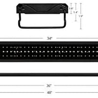 NICREW RGB Plus Luz de Acuario, Acuario de Agua Dulce Luz LED con Control Remoto, 24/7 Luz de Acuario Automatizada - BESTMASCOTA.COM