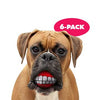 HAWWWY bolas divertidas para perro, bola divertida para perro con diseño de dientes y chirriador, goma termoplastificada no tóxica, juguete para masticar dientes, bola sonriente chirriante, juguetes sonrientes para mascotas, lindos regalos para perros, pa - BESTMASCOTA.COM