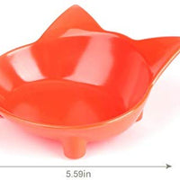 Cuencos de comida para gatos, de cGy, antideslizantes, para mascotas, cuencos de agua poco profundos, para gatos, cuencos anchos para aliviar el estrés, la fatiga, para mascotas, para perros, gatos, conejos - BESTMASCOTA.COM