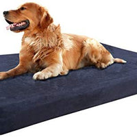 Dogbed4less Cama para perro de espuma viscoelástica, ortopédica, funda impermeable interna y 2 fundas exteriores lavables, varios tamaños, colores - BESTMASCOTA.COM