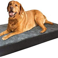 Dogbed4less Cama para perro de espuma viscoelástica, ortopédica, funda impermeable interna y 2 fundas exteriores lavables, varios tamaños, colores - BESTMASCOTA.COM