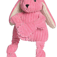 HuggleHounds - Juguete de peluche chirriante para perros con nudos para masticadores agresivos - BESTMASCOTA.COM