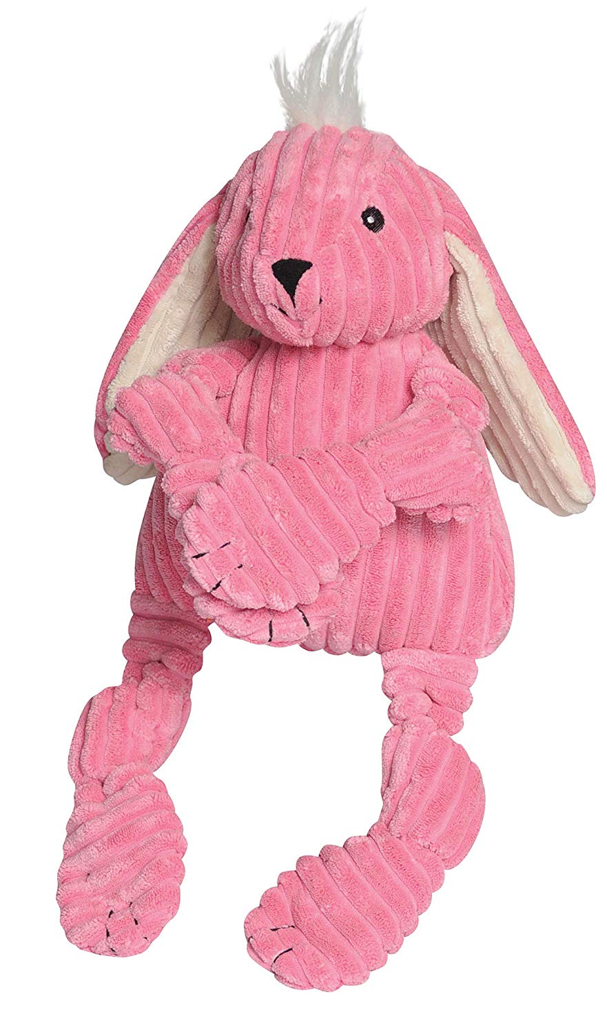 HuggleHounds - Juguete de peluche chirriante para perros con nudos para masticadores agresivos - BESTMASCOTA.COM