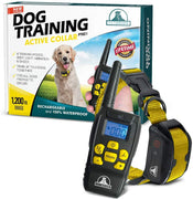 Pet Union PT0Z1 collar de entrenamiento para perros, totalmente impermeable, rango de 1200 pies - BESTMASCOTA.COM
