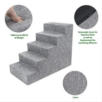 Los mejores suministros para mascotas fabricados en Estados Unidos escalones/escaleras para mascotas con espuma certificada CertiPUR-US para perros y gatos - BESTMASCOTA.COM