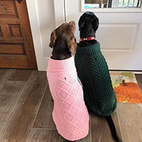 Mihachi – Sudadera para perro, abrigo de invierno, ropa clásica de punto para clima frío - BESTMASCOTA.COM