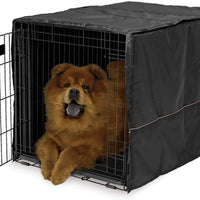 MidWest funda para jaula de perro, funda para jaula de privacidad para perros, se adapta a cajas de perro Midwest, se puede lavar a máquina y secar - BESTMASCOTA.COM