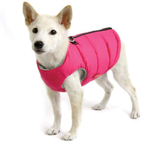 Gooby - Padded Vest, Dog Jacket Coat Sweater with Zipper Closure and Leash Ring - BESTMASCOTA.COM