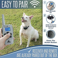 Pet Union PT0Z1 collar de entrenamiento para perros, totalmente impermeable, rango de 1200 pies - BESTMASCOTA.COM