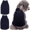 Mihachi – Sudadera para perro, abrigo de invierno, ropa clásica de punto para clima frío - BESTMASCOTA.COM