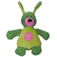 HuggleHounds - Juguete de peluche chirriante para perros con nudos para masticadores agresivos - BESTMASCOTA.COM