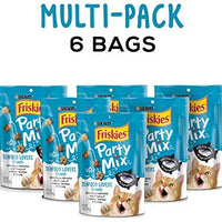 Purina Friskies Party Mix Adult Cat Treats - (6) 6 oz. Pouches - BESTMASCOTA.COM