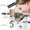 3PCS Breakaway Cat Collars with Bell Golden Moon Glowing Sun and Star in The Dark for Kitten with Pendant - BESTMASCOTA.COM