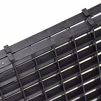 4 bandejas divisoras de plástico para acuario, caja de huevos, difusor de luz, filtro de tanque de peces, aislamiento inferior con 8 clips de ventosa (negro) - BESTMASCOTA.COM