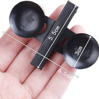 4 bandejas divisoras de plástico para acuario, caja de huevos, difusor de luz, filtro de tanque de peces, aislamiento inferior con 8 clips de ventosa (negro) - BESTMASCOTA.COM