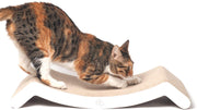 4 garras Scratching Lounge & cama (Color Blanco) – Colección Basics Cat Scratcher - BESTMASCOTA.COM