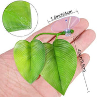 4 piezas Betta Bed Leaf Hamaca para Betta Fish, ligero y realista Resting Spot, sin BPA, práctico, cómodo y seguro - BESTMASCOTA.COM