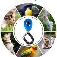 4 piezas bousnic Clicker para Entrenamiento de Perro con Correa para Muñeca, New Upgraded kit para gatos cachorro//Aves/Caballos - BESTMASCOTA.COM