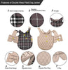 MIGOHI Dog Jackets for Winter Windproof Waterproof Reversible Dog Coat for Cold Weather British Style Plaid Warm Dog Vest for Small Medium Large Dogs - BESTMASCOTA.COM