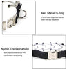 Wellbro collar de entrenamiento con dientes de metal para perros grandes y medianos (Pit Bull, pastor alemán), con hebilla a presión de liberación rápida y puntas de hule, plateado y regulable - BESTMASCOTA.COM