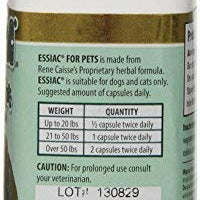 Essiac International - Complemento para hierbas para mascotas, 60 cápsulas - BESTMASCOTA.COM