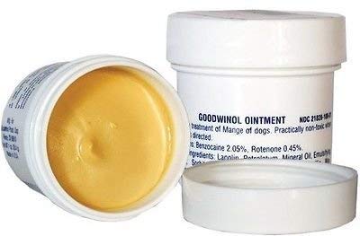 Goodwinol ungüento para el tratamiento de la mezcla demodectica y folicular de perros (1oz.) - BESTMASCOTA.COM