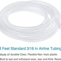 Pawfly7-13 pies Airline Tubing Standard Aquarium bomba de aire accesorios con piedras de aire, válvulas de verificación, ventosas y conectores - BESTMASCOTA.COM