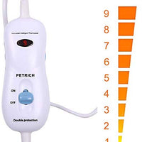 MAZORT Almohadilla de calentamiento para mascotas, para perros, de seguridad, eléctrica, con 2 cables ajustables resistentes a la temperatura para mascotas pequeñas y grandes - BESTMASCOTA.COM