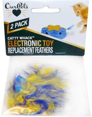 ourpets playnsqueak Catty Whack repuesto plumas - BESTMASCOTA.COM