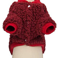 SMALLLEE_LUCKY_STORE sudadera de forro polar supersuave de sherpa para perro pequeño, gato, cachorro, gatito, abrigo de invierno cálido para mascotas - BESTMASCOTA.COM