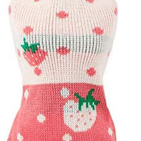 Chborchicen - Sudadera de punto para mascotas con diseño clásico de turtleneck para invierno, cálida, para cachorro, fresa y corazón, para perros - BESTMASCOTA.COM